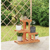 Estándar de planta Vidaxl 58x25x51 cm de pino sólido