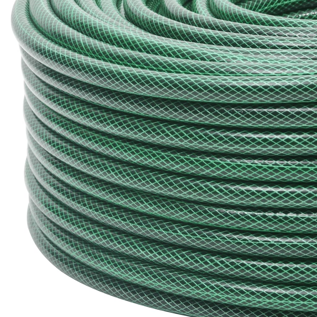 Tubo da giardino Vidaxl 0,5'' 100 m PVC verde