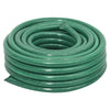 Manguera de jardín Vidaxl con juego de embrague 0.75 '' 10 M PVC Green