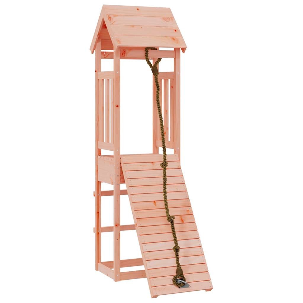Vidaxl Speelhuis con muro di arrampicata solido Douglashout