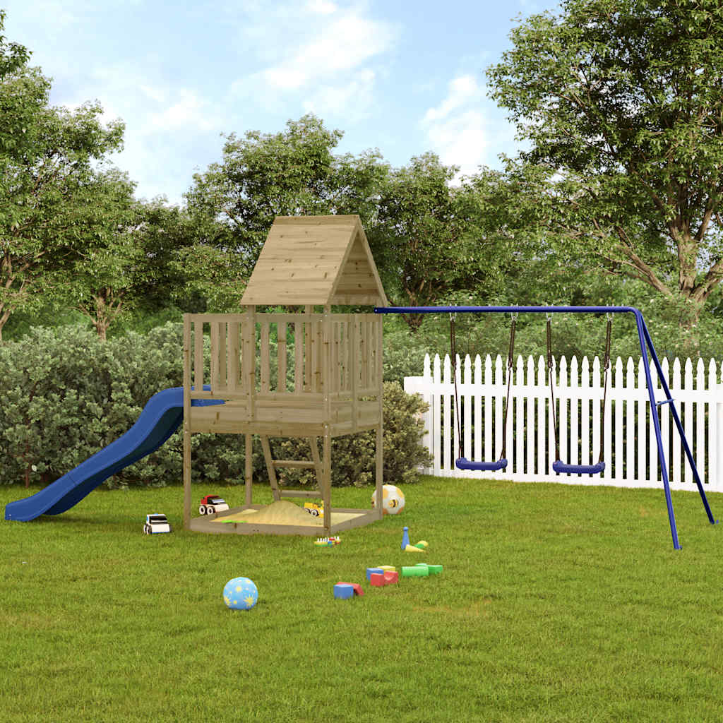 Vidaxl Speelhuis Pine impregnato