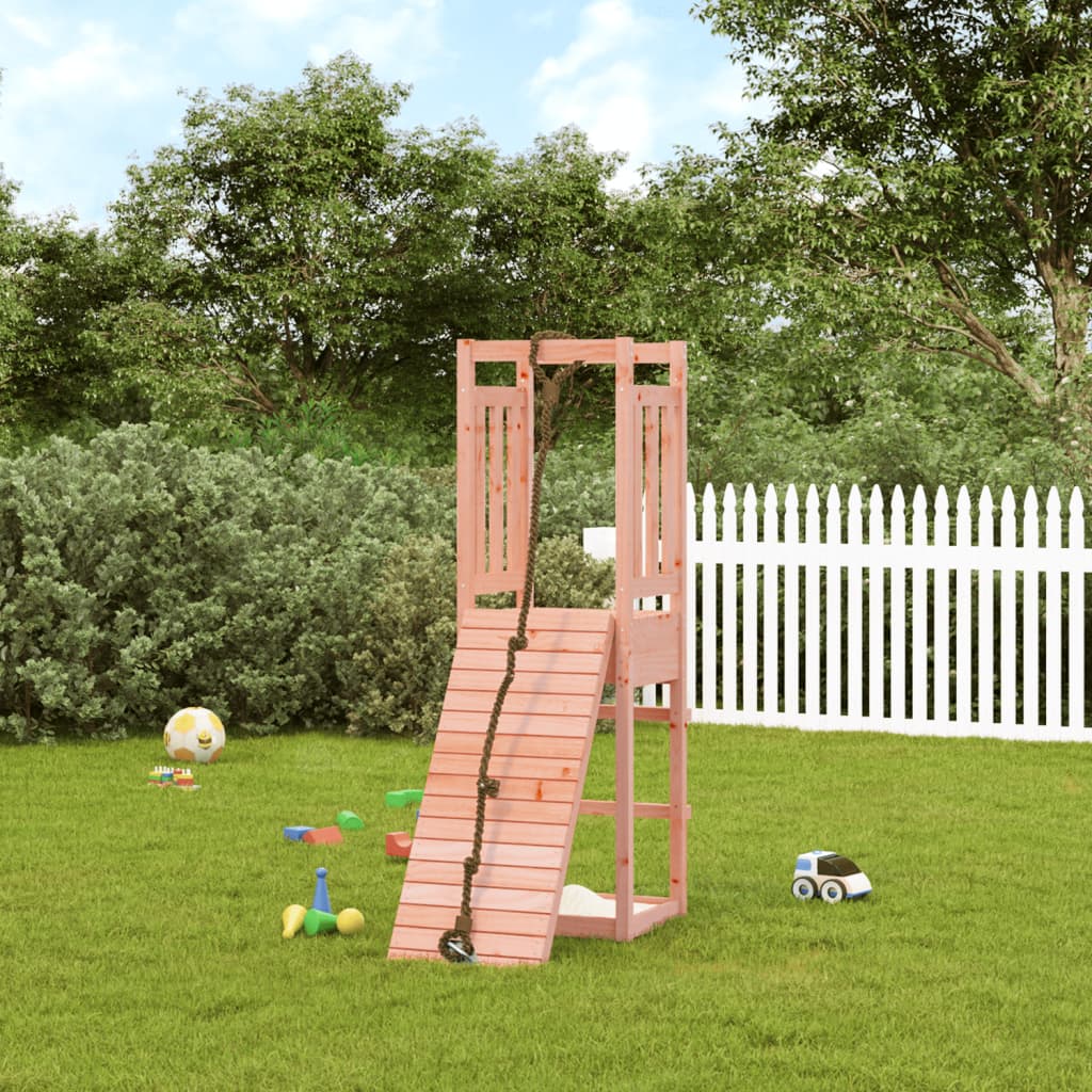 Vidaxl Speelhuis con muro de trepadora Douglhout sólido