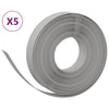 Vidaxl tuinranden 5 st 10 m 10 cm polyetheen grijs