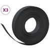 Vidaxl tuinranden 3 st 10 m 10 cm polyetheen zwart
