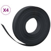 Vidaxl tuinranden 4 st 10 m 10 cm polyetheen zwart