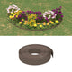 Vidaxl tuinranden 3 st 10 m 10 cm polyetheen bruin