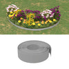 Vidaxl Garden Bordes 2 PCS 10 m 15 cm de polietileno gris