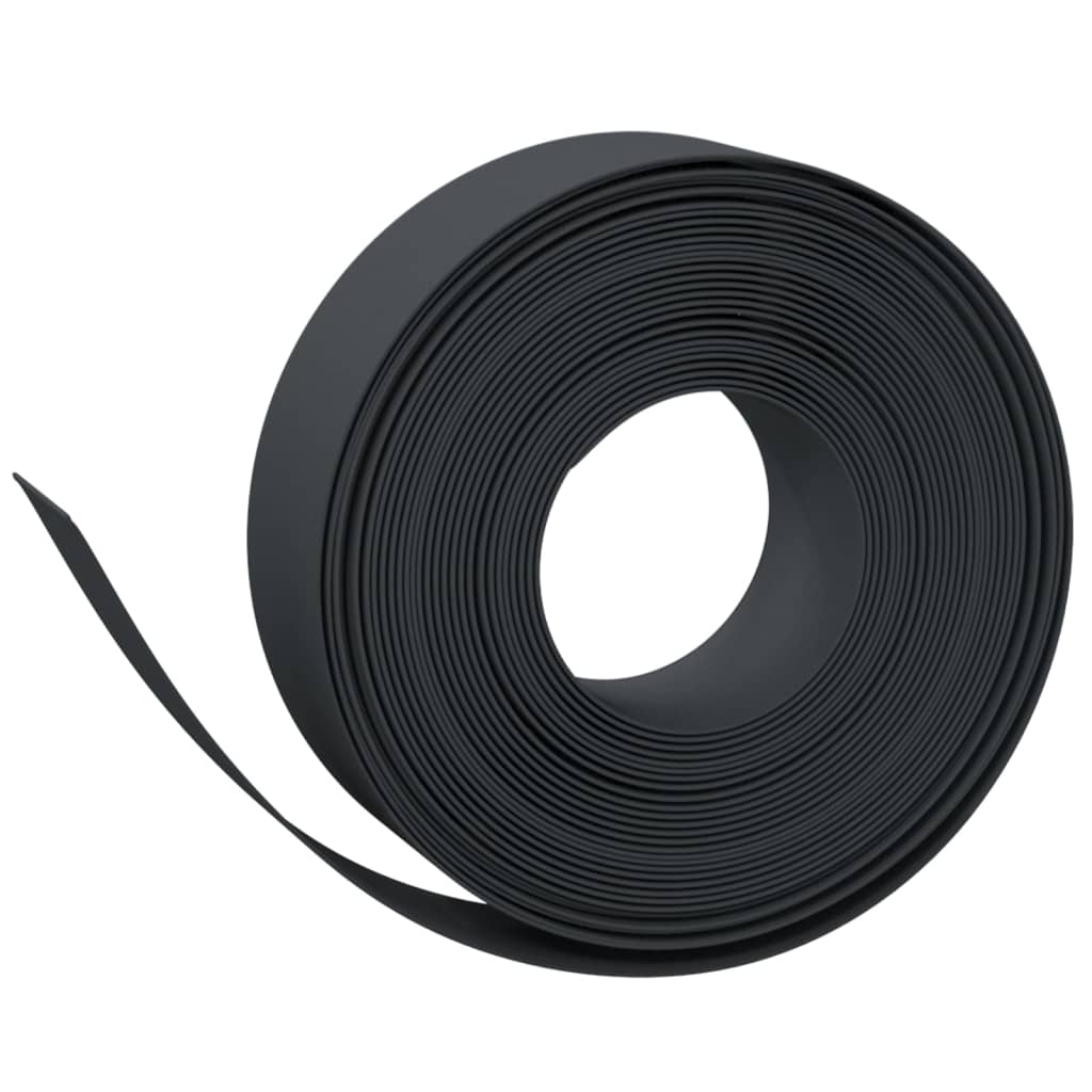 Vidaxl tuinranden 3 st 10 m 15 cm polyetheen zwart