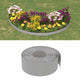 Vidaxl tuinranden 4 st 10 m 20 cm polyetheen grijs