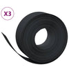 Vidaxl tuinranden 3 st 10 m 20 cm polyetheen zwart