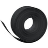 Bordes de jardín Vidaxl 3 st 10 m 20 cm de polietileno negro