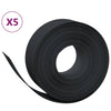 Vidaxl tuinranden 5 st 10 m 20 cm polyetheen zwart