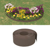 Vidaxl tuinranden 4 st 10 m 20 cm polyetheen bruin