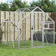 Voliera Vidaxx 1,79x2x1,85 m alluminio argento