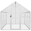 Voliera Vidaxx 1,79x3x1,85 m alluminio argento