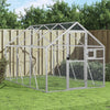 Voliera Vidaxx 1,79x3x1,85 m alluminio argento
