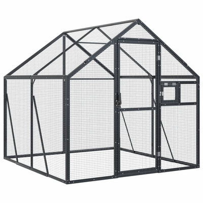Voliera Vidaxx 1,79x2x1,85 m alluminio antracite