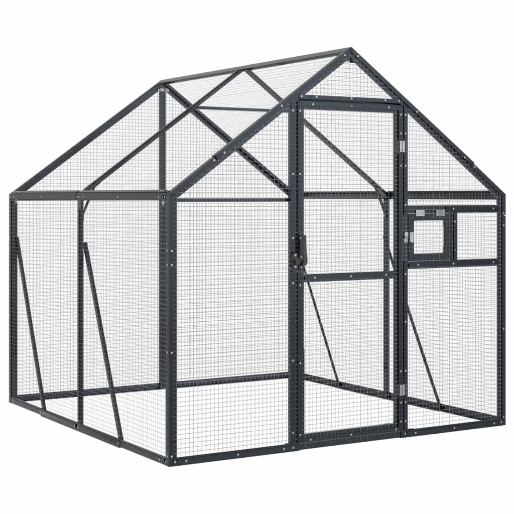 Voliera Vidaxx 1,79x2x1,85 m alluminio antracite
