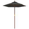 Vidaxl Parasol con polo in legno 196x231 cm antracite -colorato