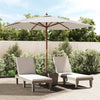 Vidaxl Parasol con poste de madera 299x240 cm de arena