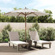 VidaXL Parasol with wooden pole 299x240 cm sand -colored
