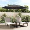 Parasol Vidaxl con poste de madera 299x240 cm negro