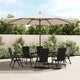 Vidaxx parasol with wooden pole 400x273 cm sand-colored