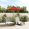 Vidaxl Parasol con polo in legno 198x198x231 cm Terracotta -Colored