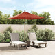 Vidaxl Parasol con poste de madera 198x198x231 cm Terracotta -Colorado
