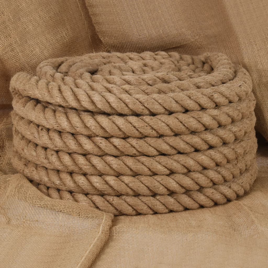 Vidaxl touw 10 m lang 40 mm dik jute