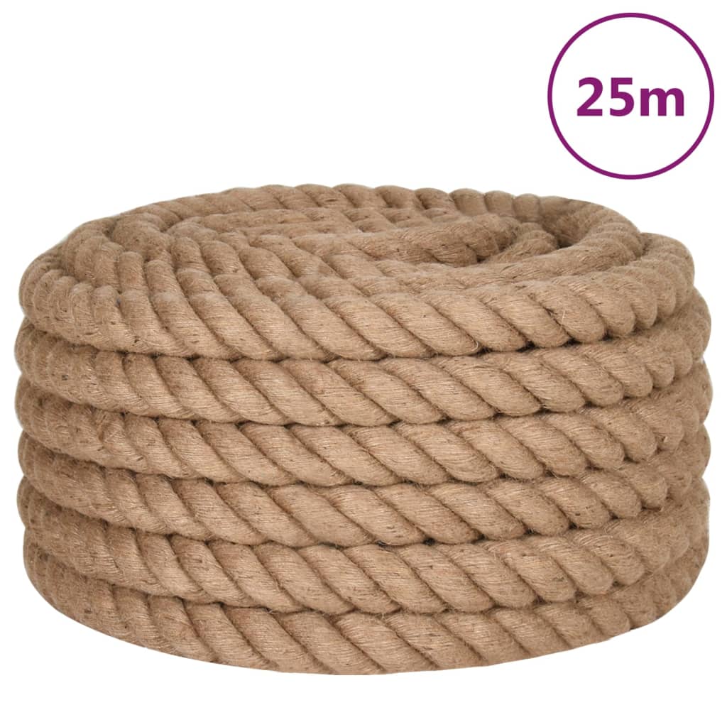 Vidaxl Rope 25 m de largo y 40 mm de espesor yute