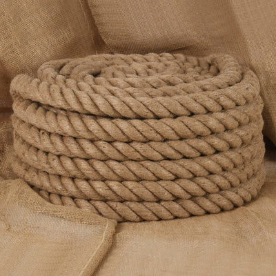 VIDAXL ROPE DI 10 M LANGO 60 mm di iuta spesso