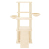 Vidaxl Cat Furniture con graffi di sisal 133 cm crema