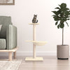 Muebles de gato de Vidaxl con postes de rascado de sisal 72 cm de crema