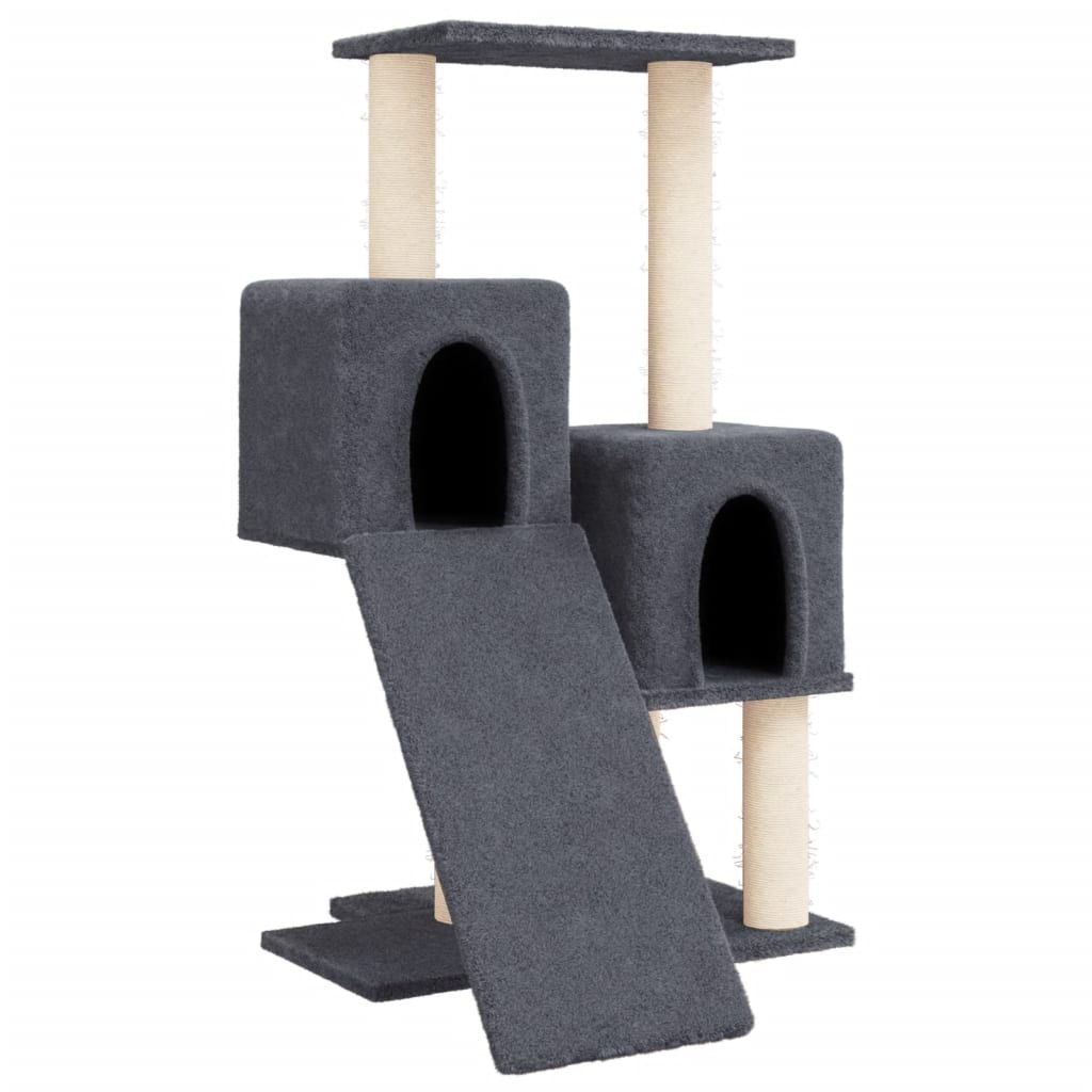 Vidaxl Cat Furniture con graffi di sisal 82 cm Grigio scuro