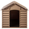 Vidaxl Dog Loft 86x84x82 cm Polypropene Brown