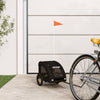 Vidaxl Bike Railer de bicicleta Oxford y hierro negro