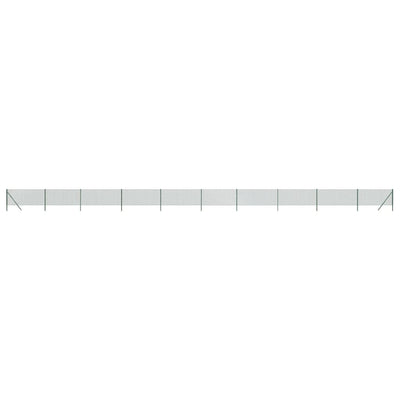 Valla de malla Vidaxl 1x25 m verde