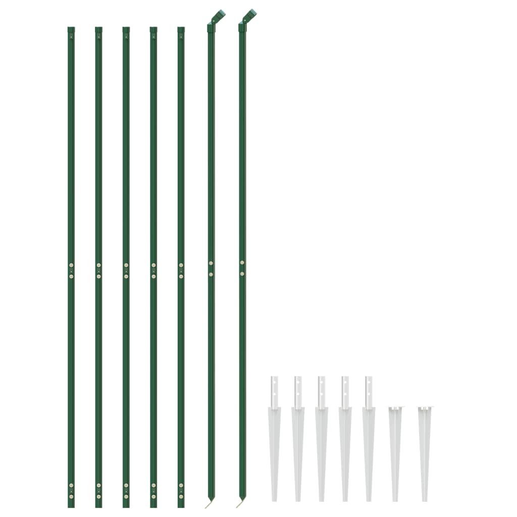 Vidaxl Gaashek con ancore di terra 2,2x10 m verdi
