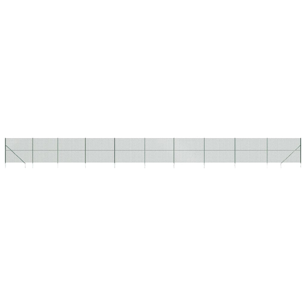 Vidaxl Gaashek con anclajes de tierra 2.2x25 m verde