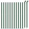 Vidaxl gaashek met flens 1,1x25 m groen