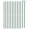 VidaXL Gaashek met flens 1,8x25 m groen