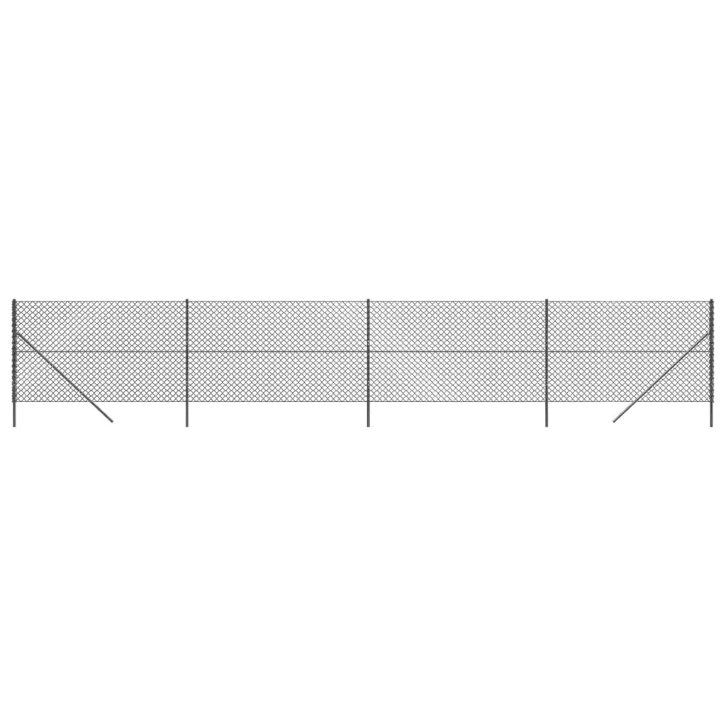 Vidaxl gaashek 1,4x10 m antracietkleurig