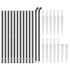 Fence a maglie Vidaxl con ancore di terra 0,8x25 M antracite