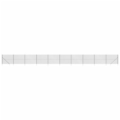VidaXL Gaashek met grondankers 1,6x25 m antracietkleurig
