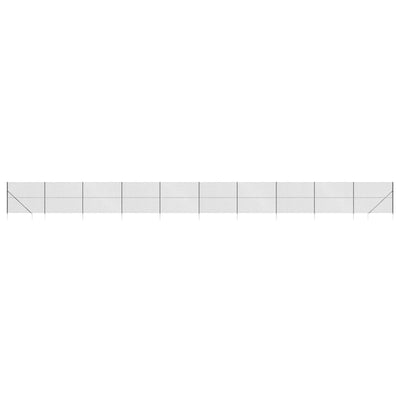 VidaXL Gaashek met grondankers 1,8x25 m antracietkleurig
