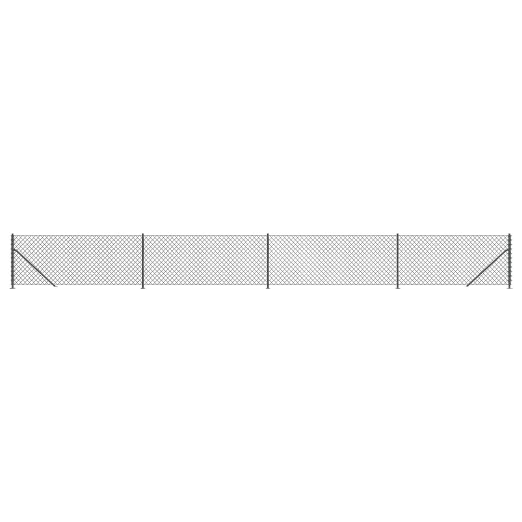 Fence a rete Vidaxl con Flens 1x10 M antracite