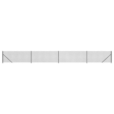 Vidaxl Mesh cerca con Flens 1x10 m antracita