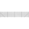 Vidaxl Mesh cerca con brida 1.6x10 m antracita