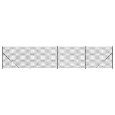 Vidaxl Mesh cerca con brida 1.8x10 m antracita